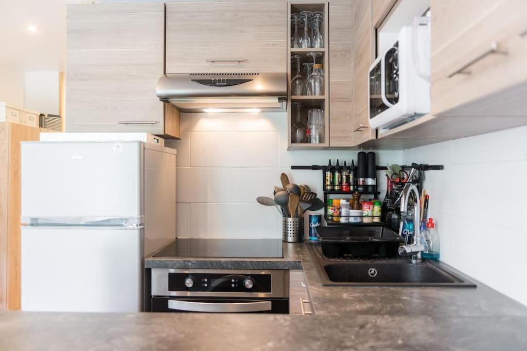 Ferienwohnung Pied-A-Terre Cosy Face Aux Pistes De La Princesse Demi-Quartier Exterior foto